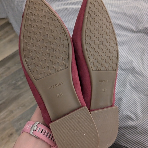 Pink/purple Birdie Swan mule flats, size 8.5 - Picture 9 of 10